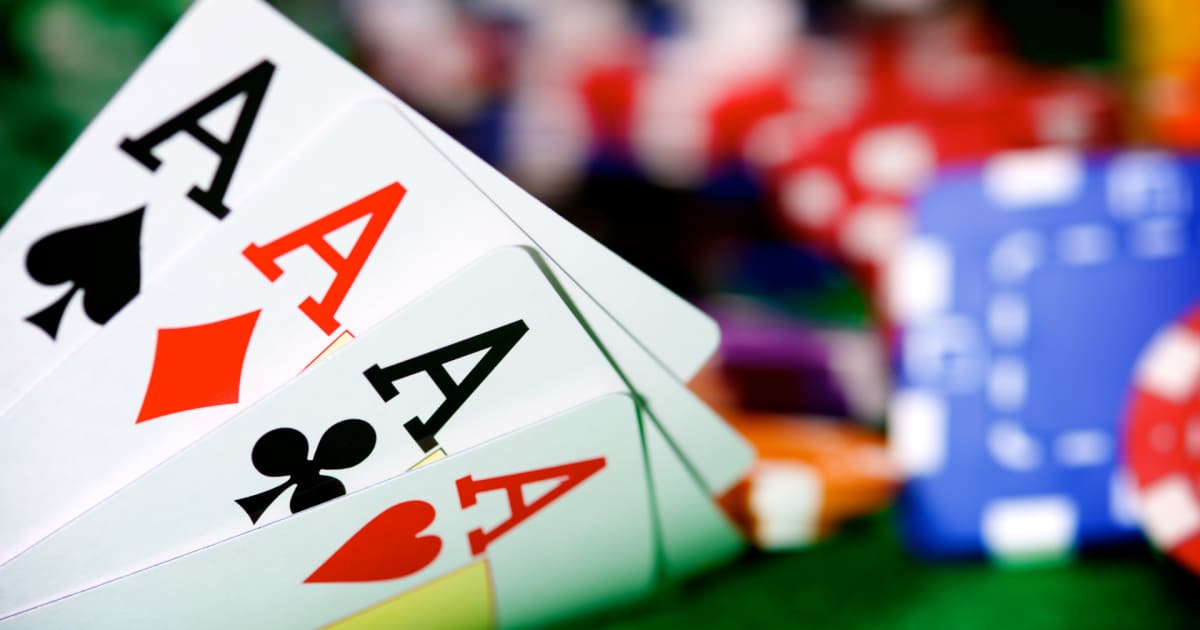 Mãos e pagamentos do Caribbean Stud Poker